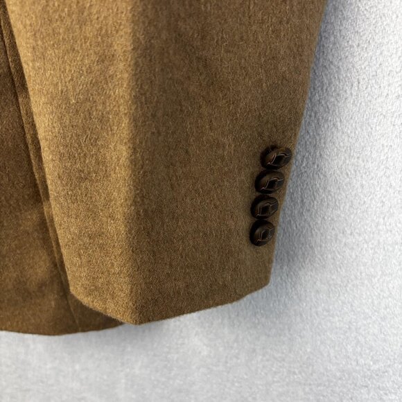 NEW Tasso Elba 100% Camelhair Blazer Jacket Mens 40S Tan Lanificio Campore Italy - Picture 10 of 16